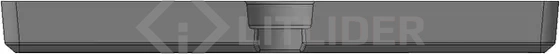 Решетка чугунная 750x300